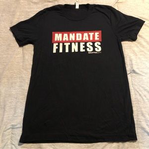 Black Mandate Fitness T-shirt from Suffer City